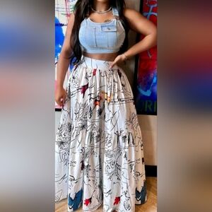 Xpluswear 4x Long Skirt